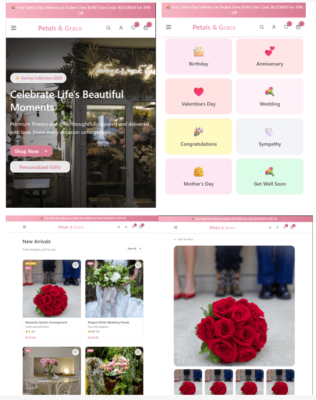 Flower & Gift Ordering Mobile App